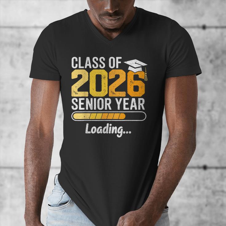 Class Of 2026 Senior Year Loading Senior 2026 Graduation Men's V-Neck T-Shirt