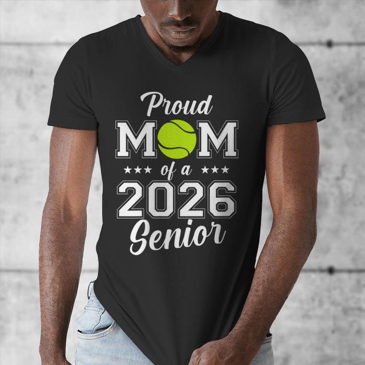 Class Of 2026 Tennis Mom Senior Graduation Graduate Men's V-Neck T-Shirt