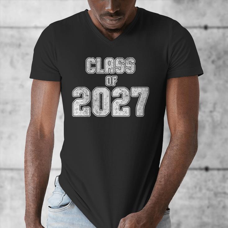Class Of 2027 Shirt Senior Graduation 2027 Men's V-Neck T-Shirt