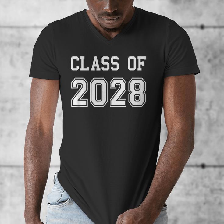 Class Of 2028 Graduation School Grad 2028 Graduate Men's V-Neck T-Shirt