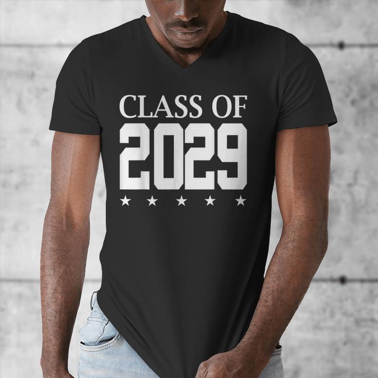 Class Of 2029 School Graduation Graduate s Men's V-Neck T-Shirt