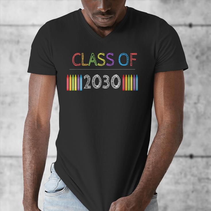 Class Of 2030 Graduation Shirt Men Women Boys Girls Cute Men's V-Neck T-Shirt