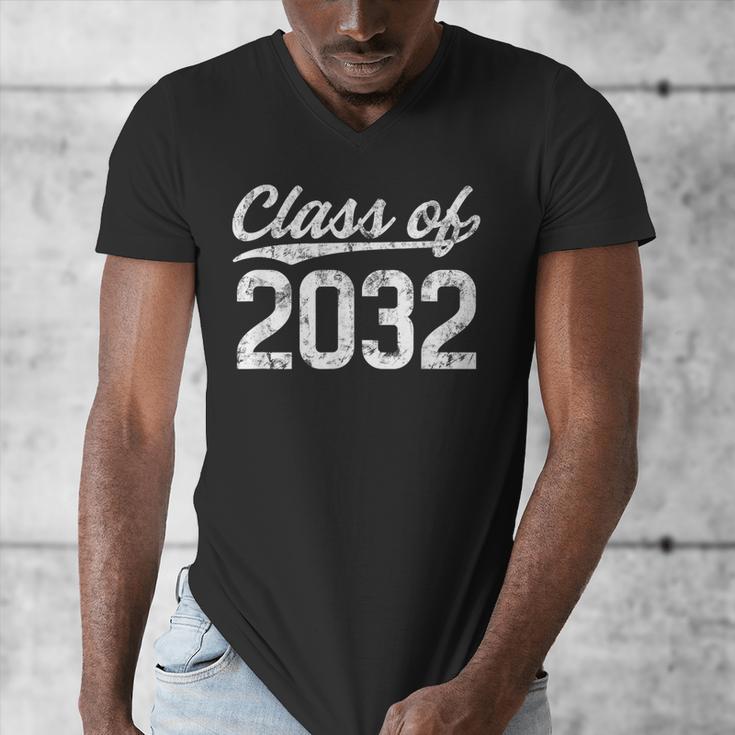 Class Of 2032 Grow With Me Graduation Men's V-Neck T-Shirt