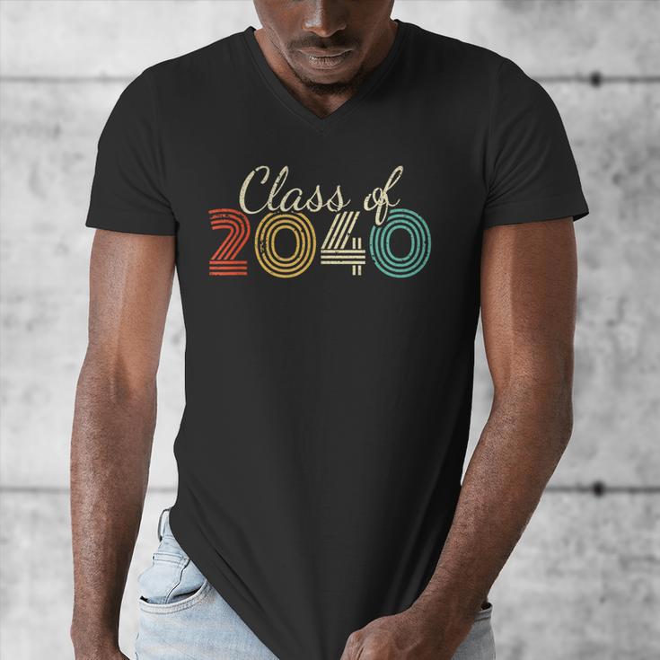 Class Of 2040 Senior Graduate 2040 Graduation Men's V-Neck T-Shirt
