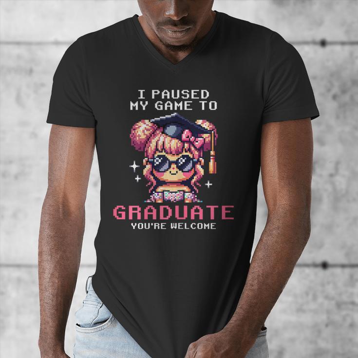 Classic I'm From The 1900s Retro Games Graduating Girl Men's V-Neck T-Shirt Classic I'm From The 1900s Retro Games Graduating Girl Men's V-Neck T-Shirt