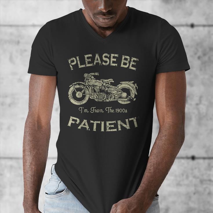 Classic Old Biker I'm From The 1900s Humorous Birthday Men's V-Neck T-Shirt