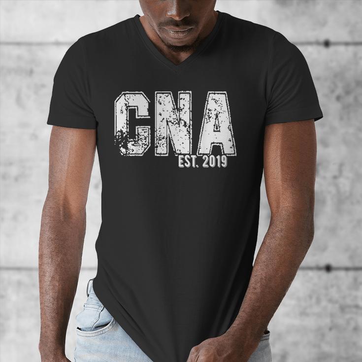 CNAs Graduation Shirt CNA Est 2019 Men's V-Neck T-Shirt