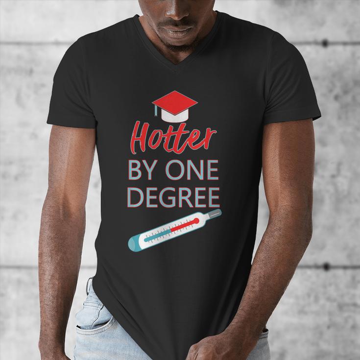 Cool Hotter By One Degree Graduation Teesadf Men's V-Neck T-Shirt