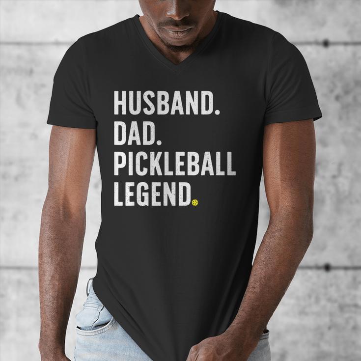 Cool Pickleball For Men Husband Dad Legend Pickleball Player Men's V-Neck T-Shirt Cool Pickleball For Men Husband Dad Legend Pickleball Player Men's V-Neck T-Shirt
