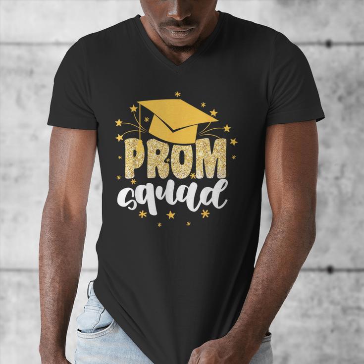 Cool Prom Squad 2025 Prom Graduation Party Matching 2025 Men's V-Neck T-Shirt