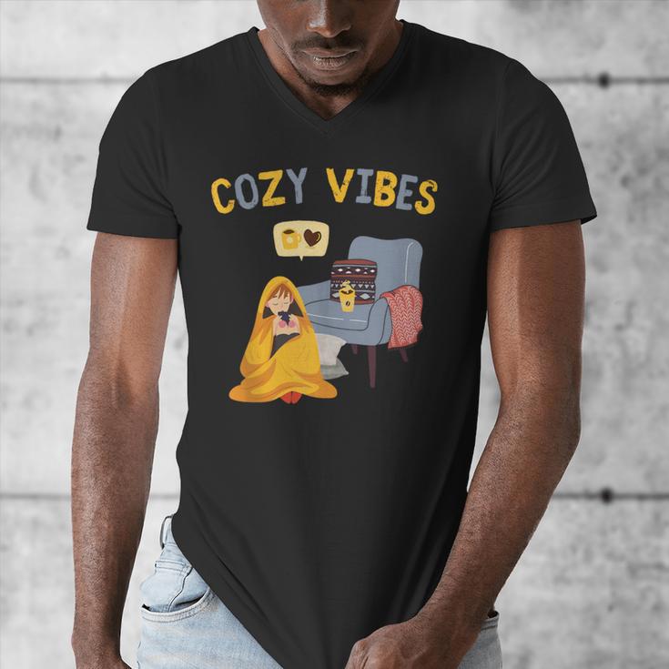 Cozy Vibes Atmospheric Introvert Men's V-Neck T-Shirt