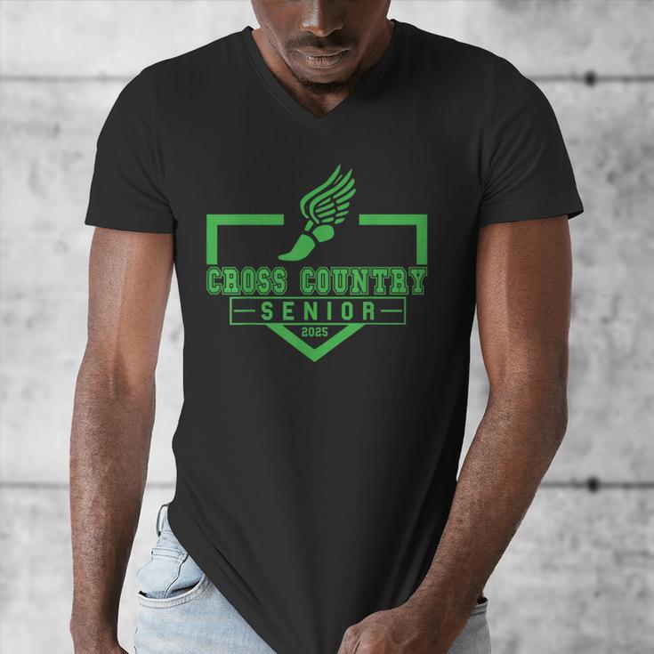Cross Country Senior Night Senior 2025 Graduation Party 23 Men's V-Neck T-Shirt