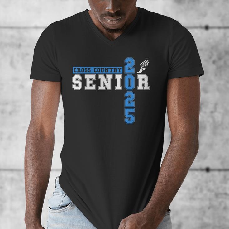 Cross Country Senior Night Senior 2025 Graduation Party 30 Men's V-Neck T-Shirt