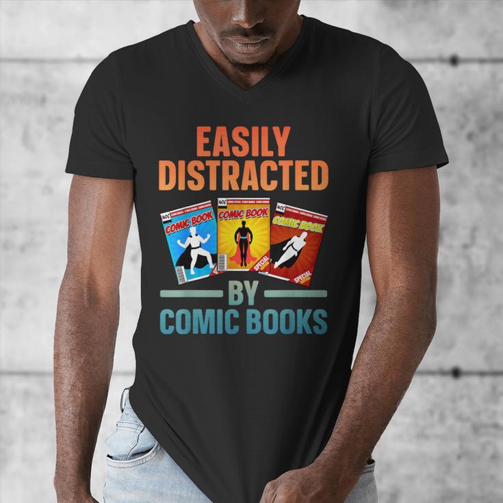 Cute Comic Book For Men Women Comic Book Collector Men's V-Neck T-Shirt Cute Comic Book For Men Women Comic Book Collector Men's V-Neck T-Shirt