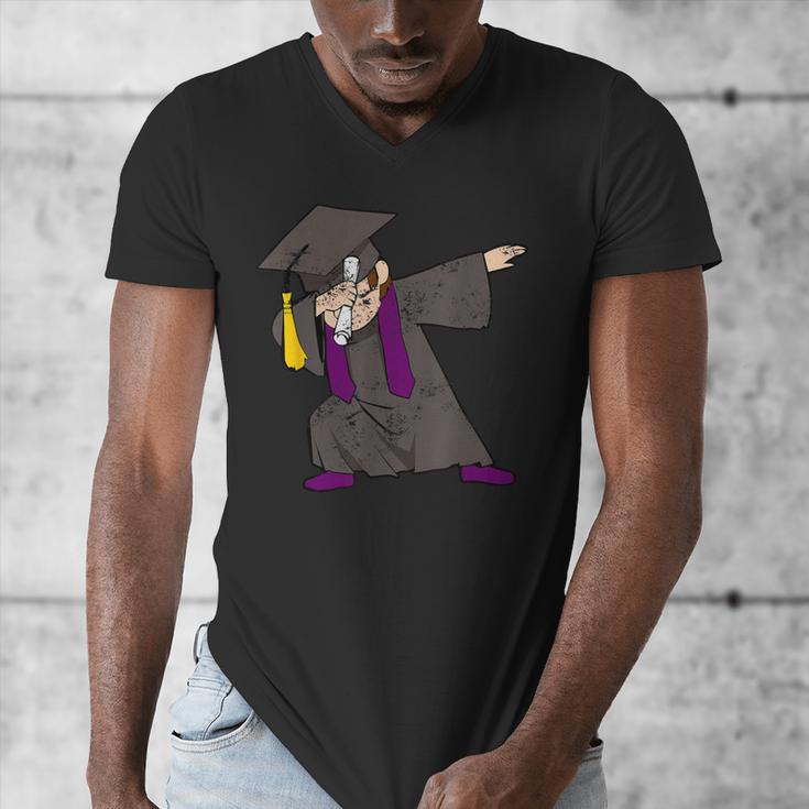 Dabbing Graduate For Graduation Men Dab CuteShirt Men's V-Neck T-Shirt