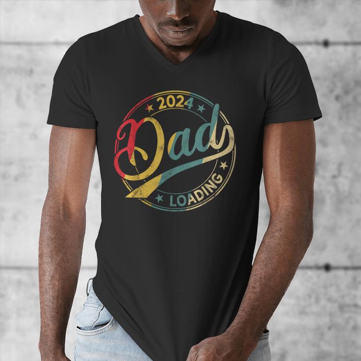 Dad 2024 Loading Men's V-Neck T-Shirt