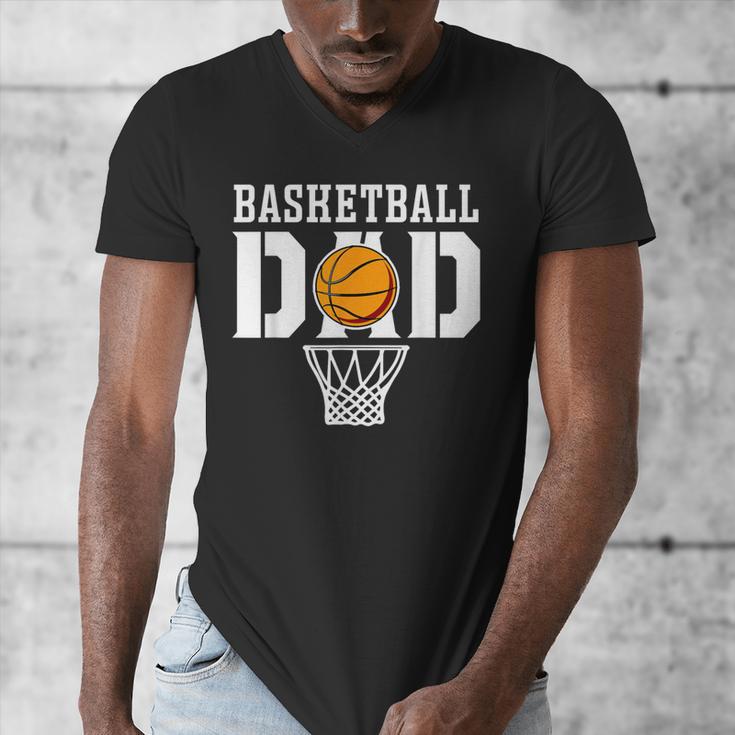 Dad Basketball Apparel Basketball Dad Men's V-Neck T-Shirt