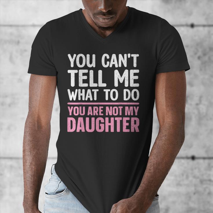 Dad For Father Daddy Papa Men From Daughter Dad Men's V-Neck T-Shirt