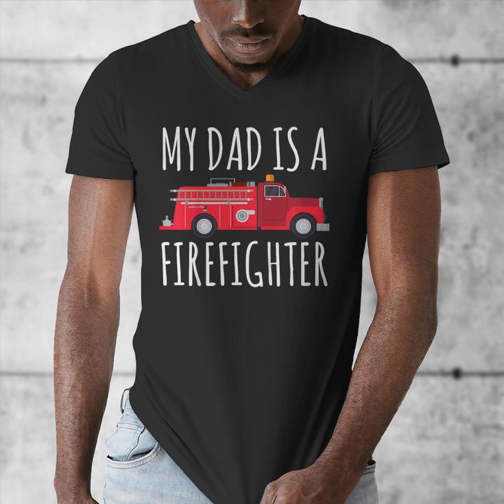 My Dad Is A Firefighter Men's V-Neck T-Shirt