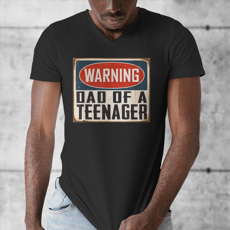 Dad Of a Teenager Official Teenager Matching Men's V-Neck T-Shirt