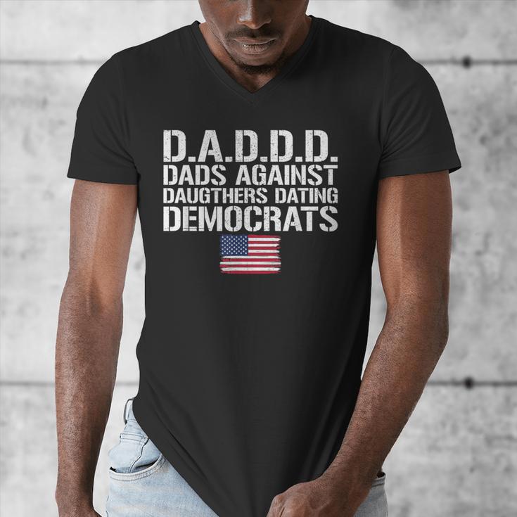 Daddd Shirt Dads Against Daughters Dating Democrats Men's V-Neck T-Shirt