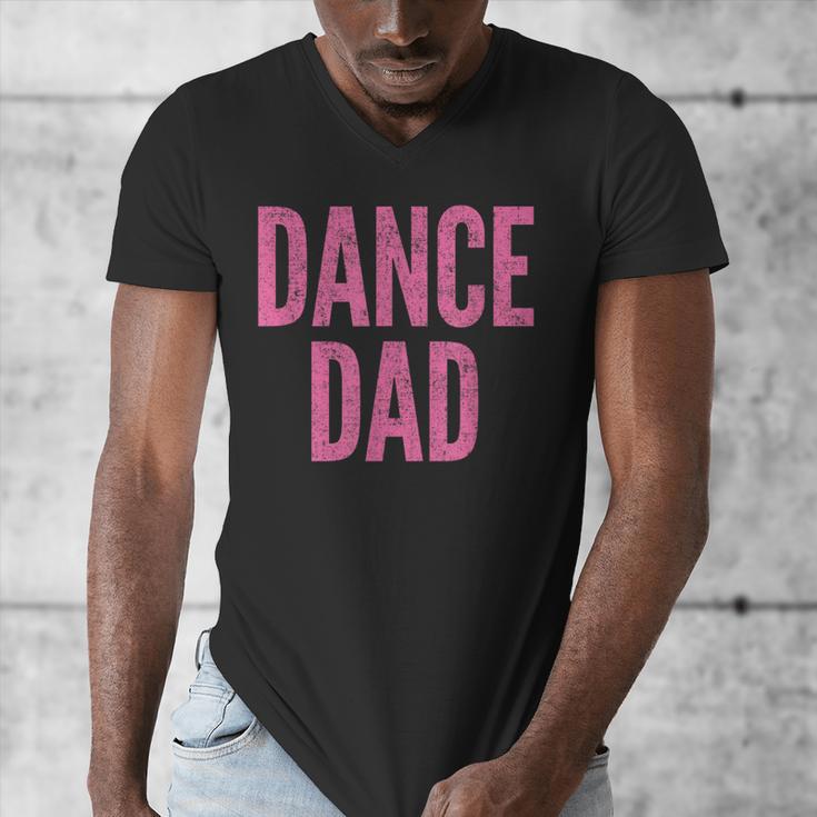 Dance Dad Pink Matching Parents Men's V-Neck T-Shirt
