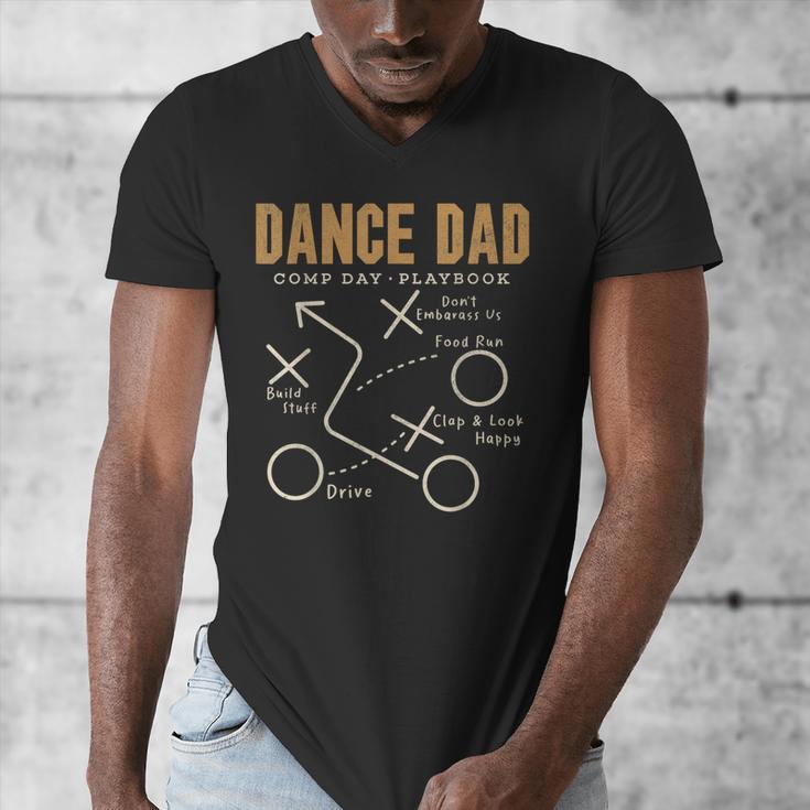 Dance Dad Shirt Proud Dancer Dancing Father Men Tee Men's V-Neck T-Shirt
