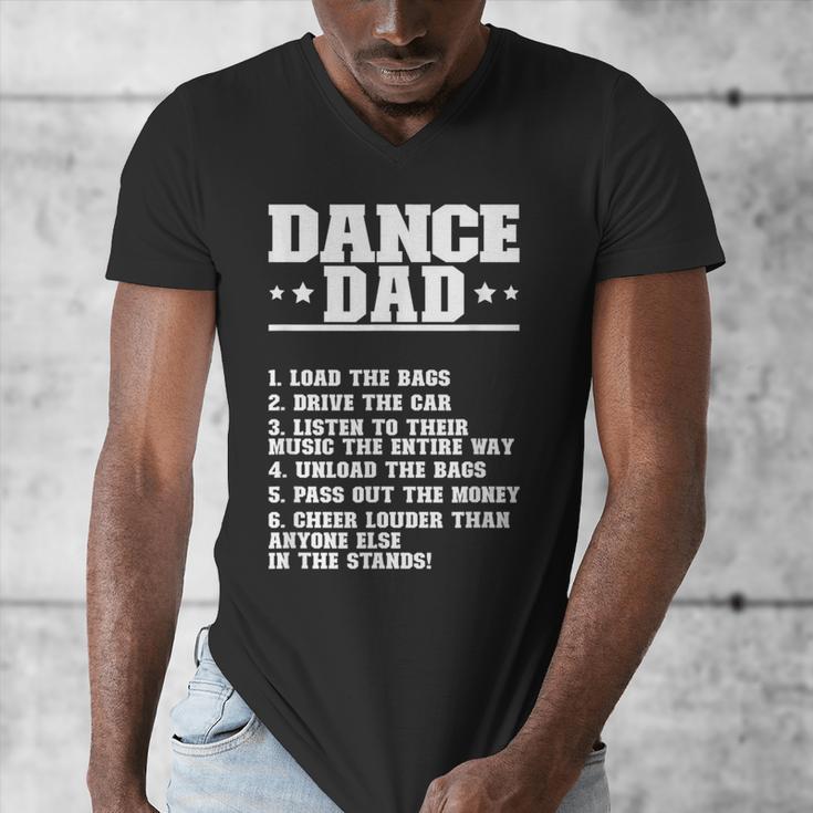 Dancer Dad Dancing Father Of A Dancer Dad Men's V-Neck T-Shirt