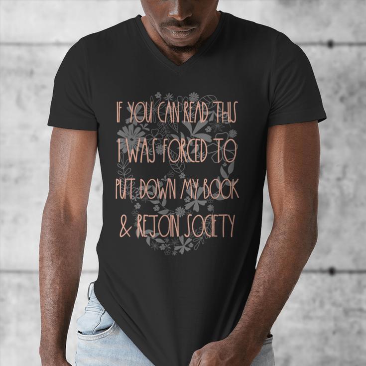 Dark Romance Put Down My Book Spicy Bookish Merch Romantasy Men's V-Neck T-Shirt Dark Romance Put Down My Book Spicy Bookish Merch Romantasy Men's V-Neck T-Shirt