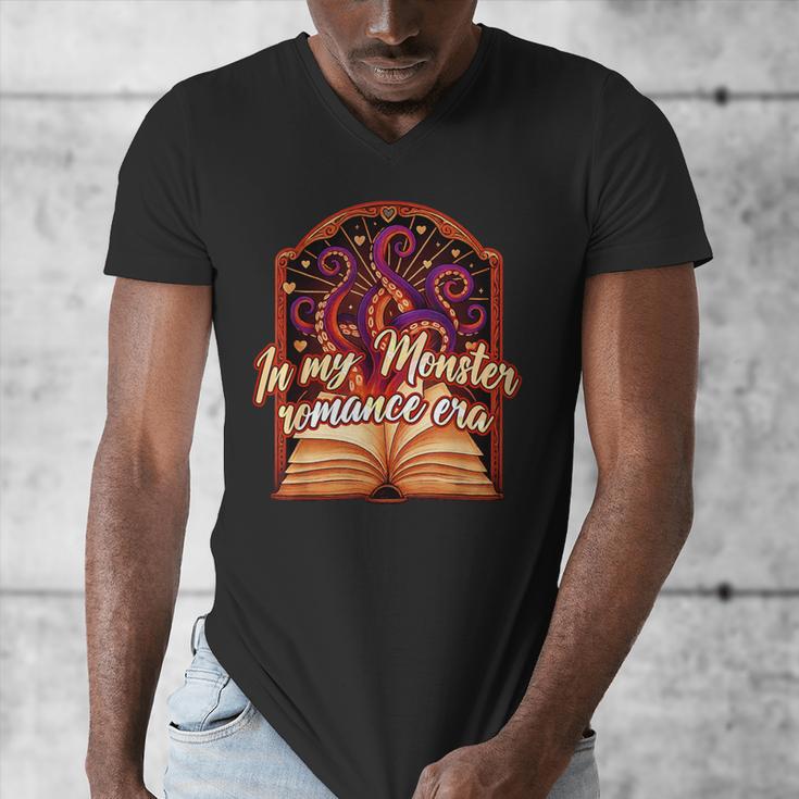 Dark Romance Smut Reader Spicy Book In My Monster Romance Men's V-Neck T-Shirt