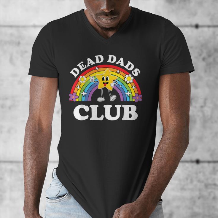 Dead Dads Club Inappropriate Cringe Adult Raunchy Men's V-Neck T-Shirt