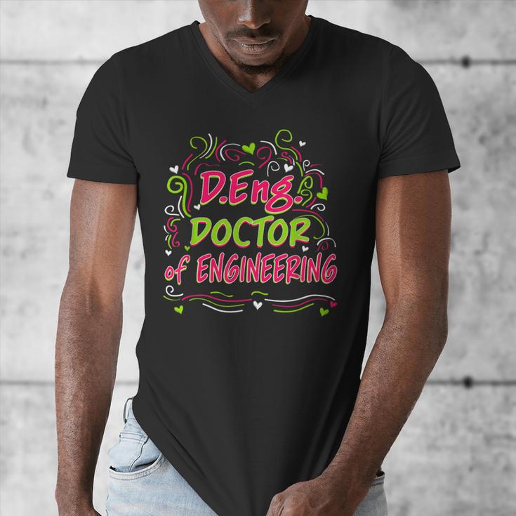 DEng Doctor Of Engineering Doctorate Graduation Men's V-Neck T-Shirt