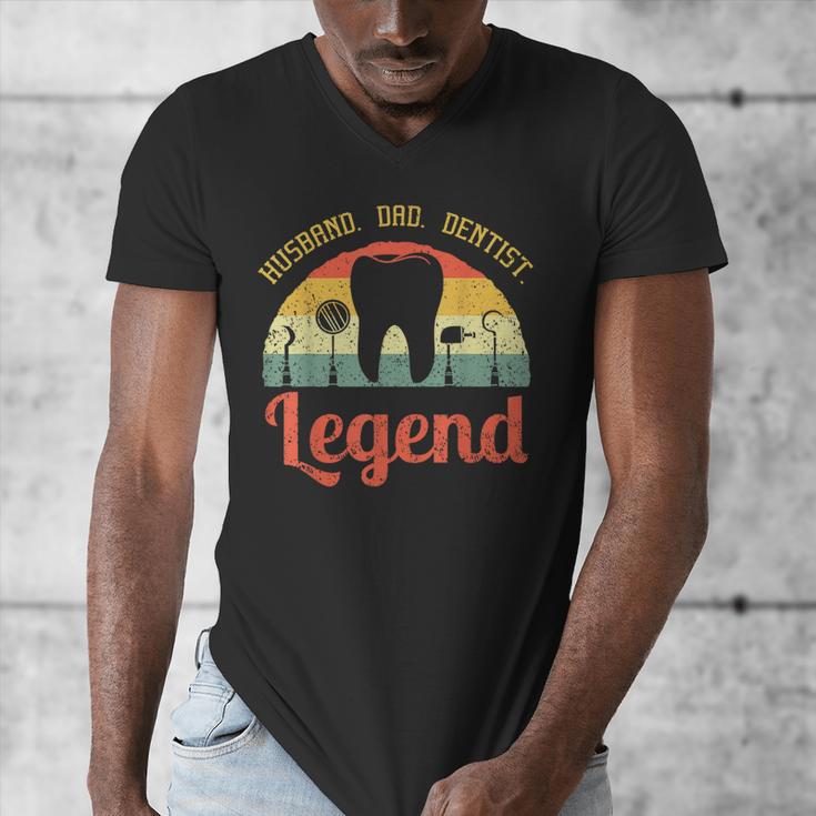 Dentist Dental Surgeon Dentistry Husband Dad Oral Hygiene Men's V-Neck T-Shirt