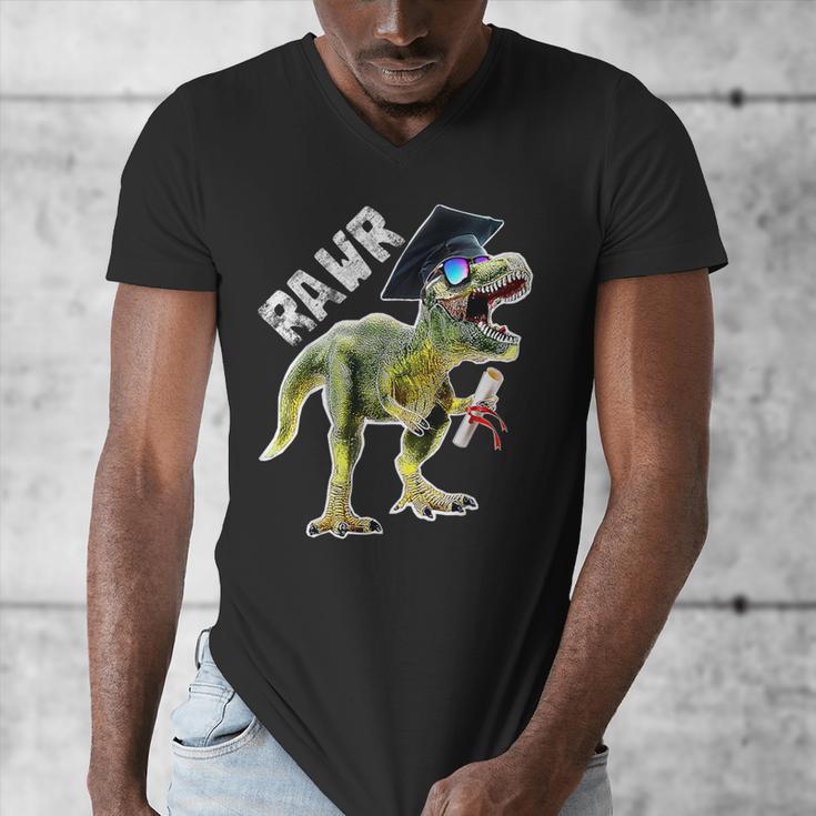 DinosaurRex Rawr Last Day Of School Graduation Shirt Men's V-Neck T-Shirt