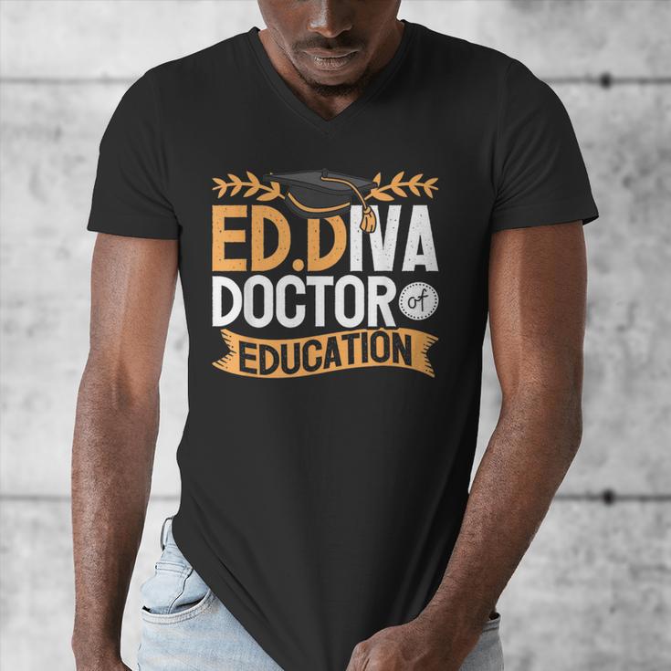 Doctor Of Education EdD Graduation ED Diva Men's V-Neck T-Shirt