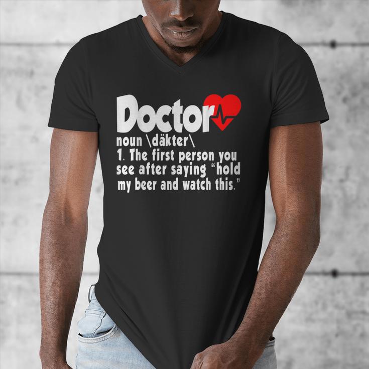 Doctor For Medical Med Student Graduation Men's V-Neck T-Shirt