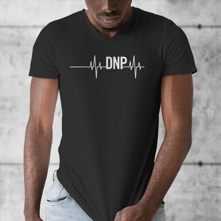 Doctor Of Nursing Practice Graduation DNP Heartbeat Men's V-Neck T-Shirt