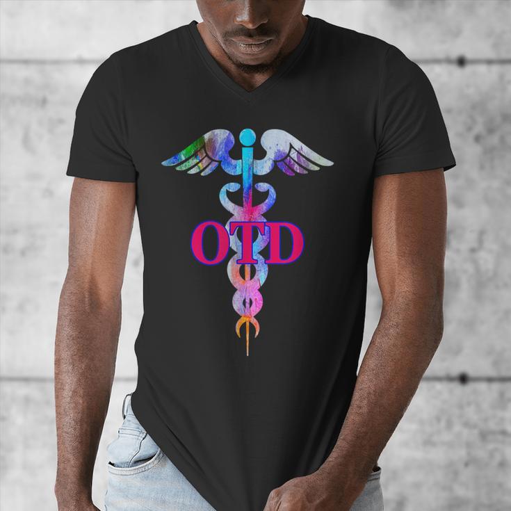 Doctor Of Occupational Therapy OTD Caduceus Graduation Men's V-Neck T-Shirt