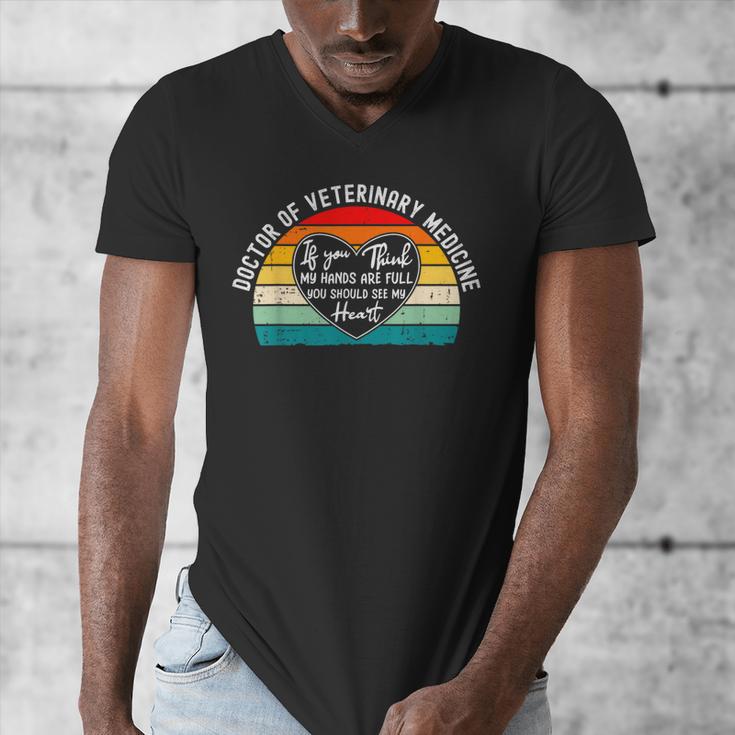 Doctor Of Veterinary Medicine DVM Graduation Appreciation Men's V-Neck T-Shirt