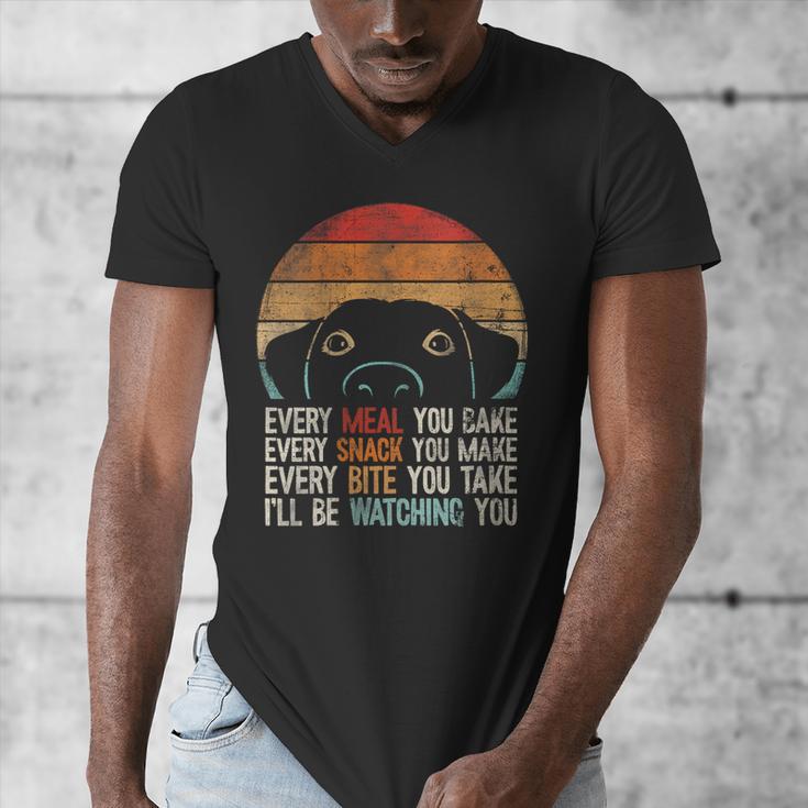 Dog Lover Dog Humor Dog Mom Dog Dad Men's V-Neck T-Shirt