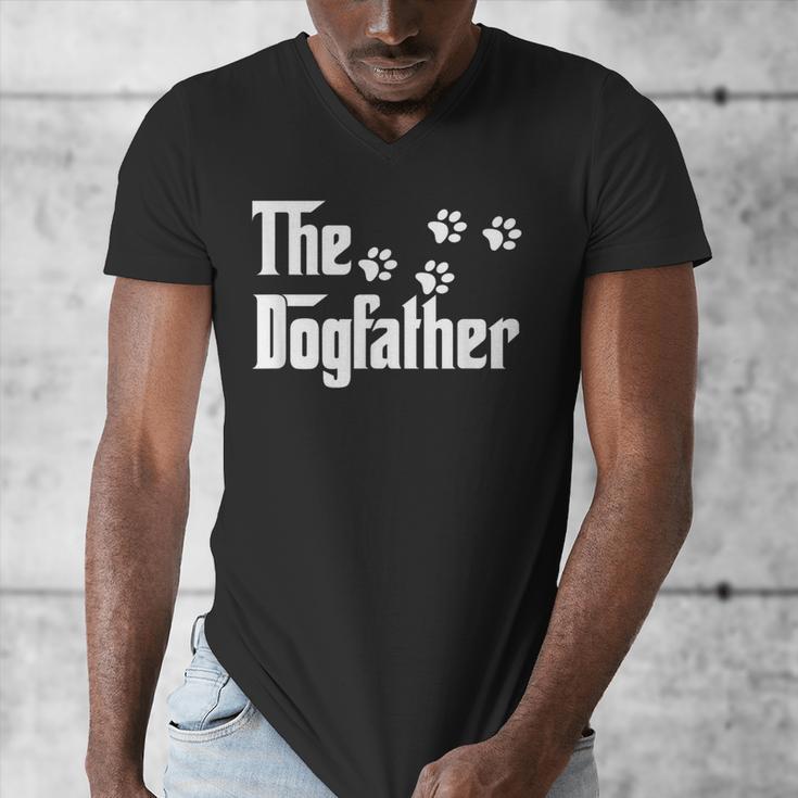 The DogfatherShirt Dad Dog Lover Men's V-Neck T-Shirt The DogfatherShirt Dad Dog Lover Men's V-Neck T-Shirt