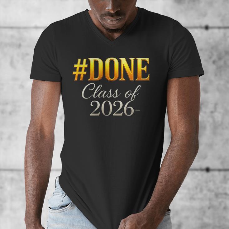 Done Class Of 2026 Graduation Men's V-Neck T-Shirt