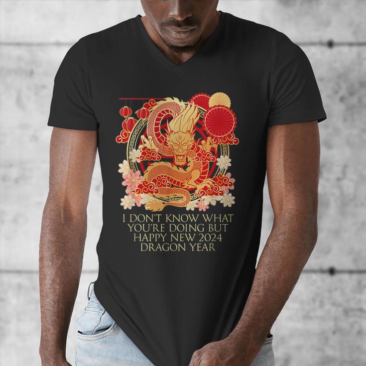 I Dont Know What Youre Doing Chinese New Year Introvert Men's V-Neck T-Shirt I Dont Know What Youre Doing Chinese New Year Introvert Men's V-Neck T-Shirt