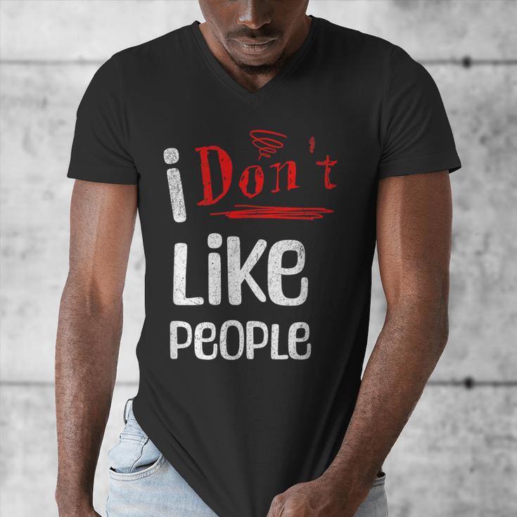 I Don't Like People Introvert Small Men's V-Neck T-Shirt I Don't Like People Introvert Small Men's V-Neck T-Shirt