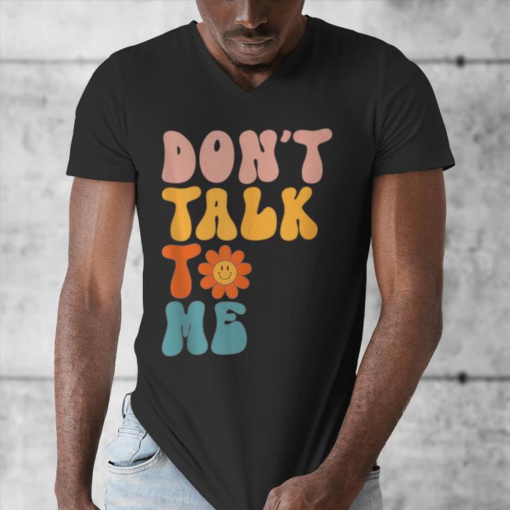 Don't Talk To Me Sarcastic Introvert Antisocial Men's V-Neck T-Shirt