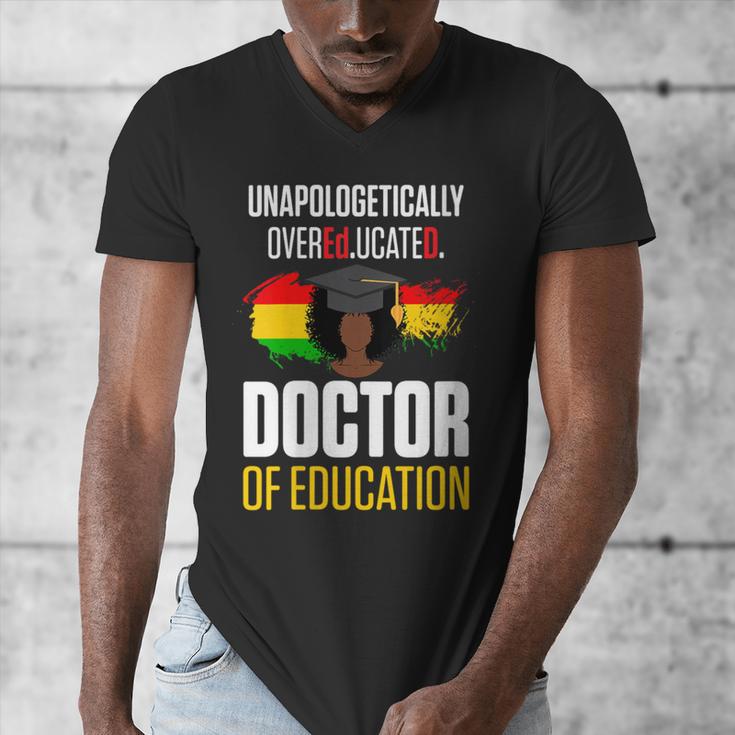 EdD Doctor Of Education Educated Doctorate Graduation Men's V-Neck T-Shirt