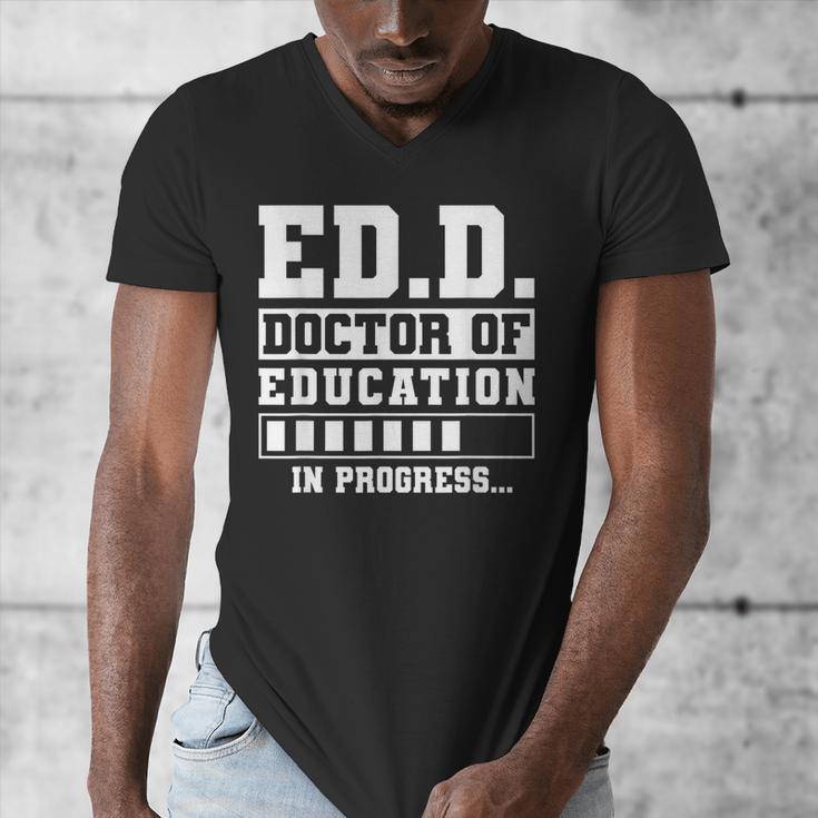 EdD Doctor Of Education In Progress EdD Graduation Men's V-Neck T-Shirt