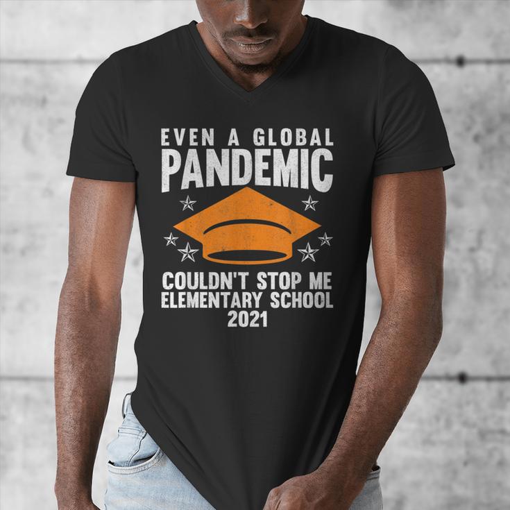 Elementary School 2021 Degree Graduation Graduate Men's V-Neck T-Shirt