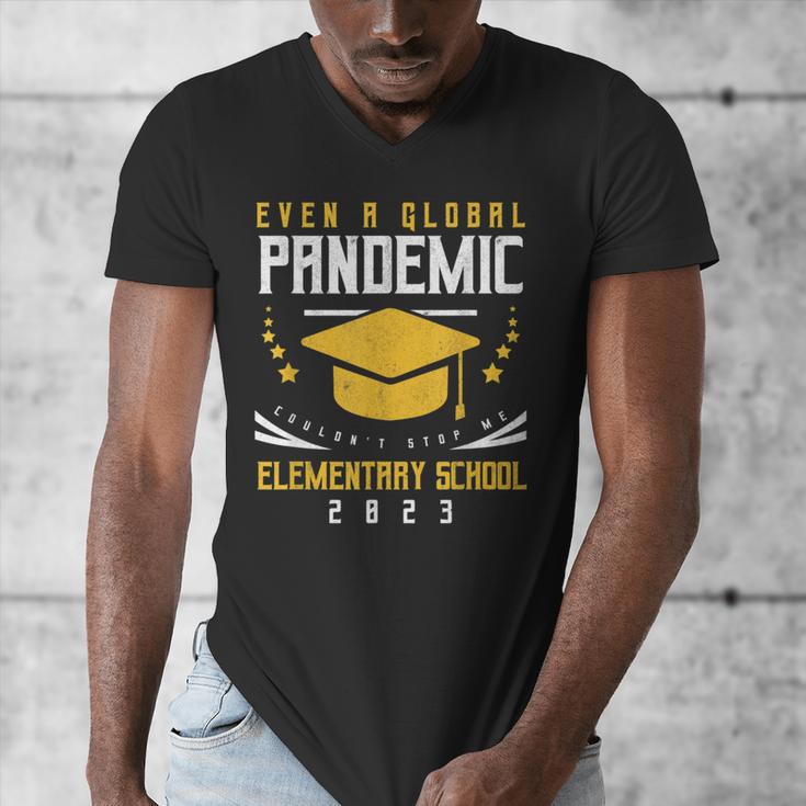 Elementary School 2023 Degree Graduation Graduate Men's V-Neck T-Shirt