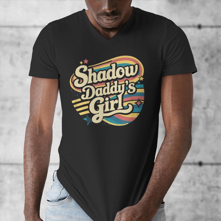 Fantasy Romantasy Book Retro Vintage Shadow Daddy Girl Men's V-Neck T-Shirt